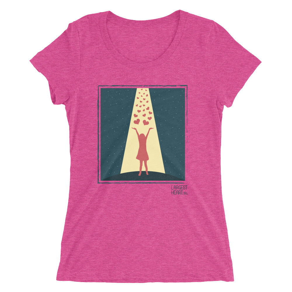 Ladies' short sleeve t-shirt - Hearts from Heaven