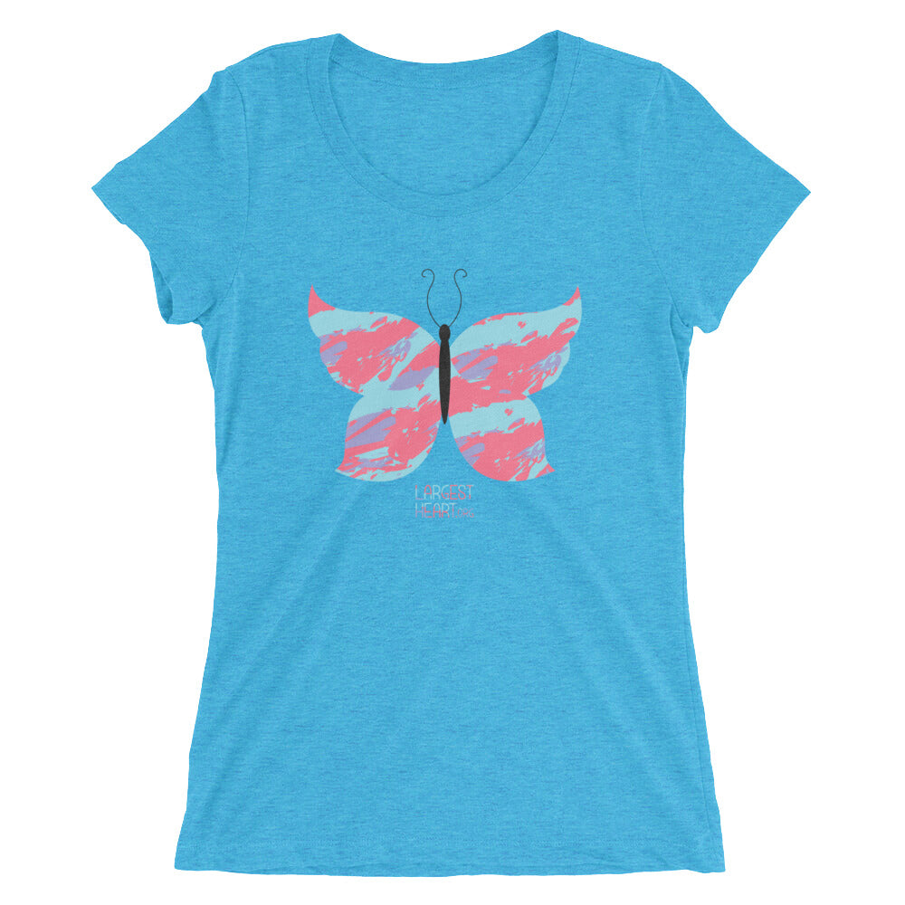 Ladies' short sleeve t-shirt - Butterfly