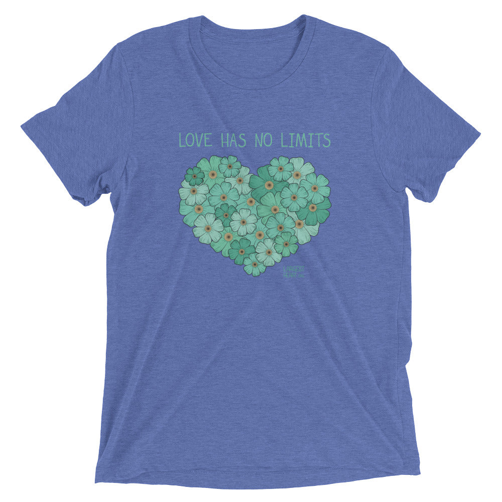 Triblend Short Sleeve T-shirt - Flower