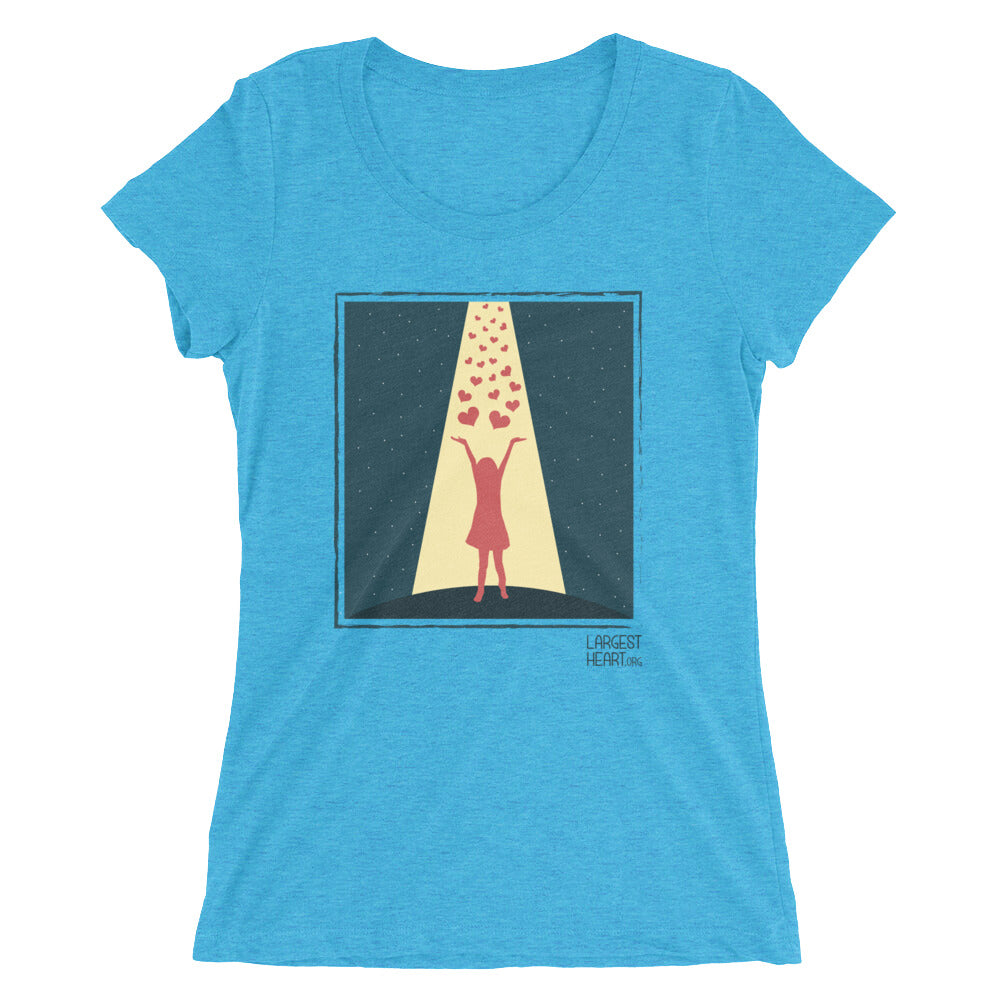 Ladies' short sleeve t-shirt - Hearts from Heaven