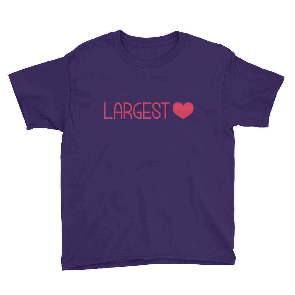 Youth Short Sleeve T-Shirt - Largest Heart