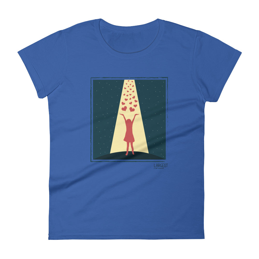 Women's Short Sleeve T-shirt - Hearts from Heaven