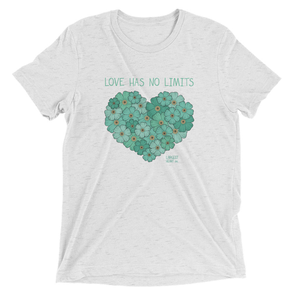 Triblend Short Sleeve T-shirt - Flower