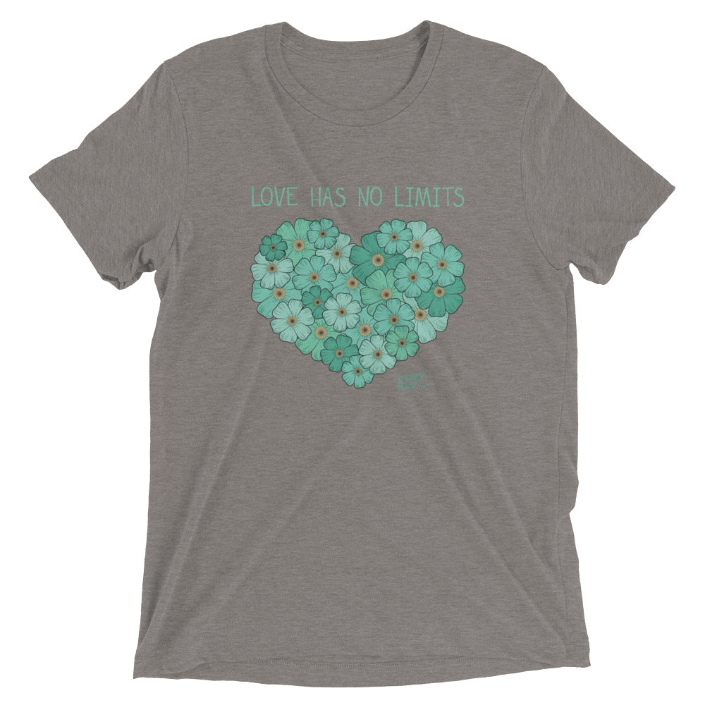 Triblend Short Sleeve T-shirt - Flower