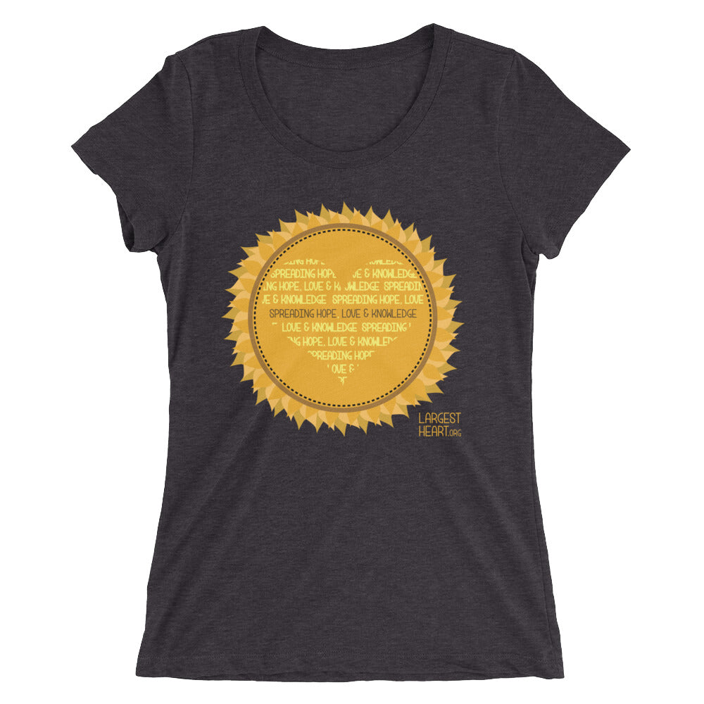 Ladies' short sleeve t-shirt - Sunflower