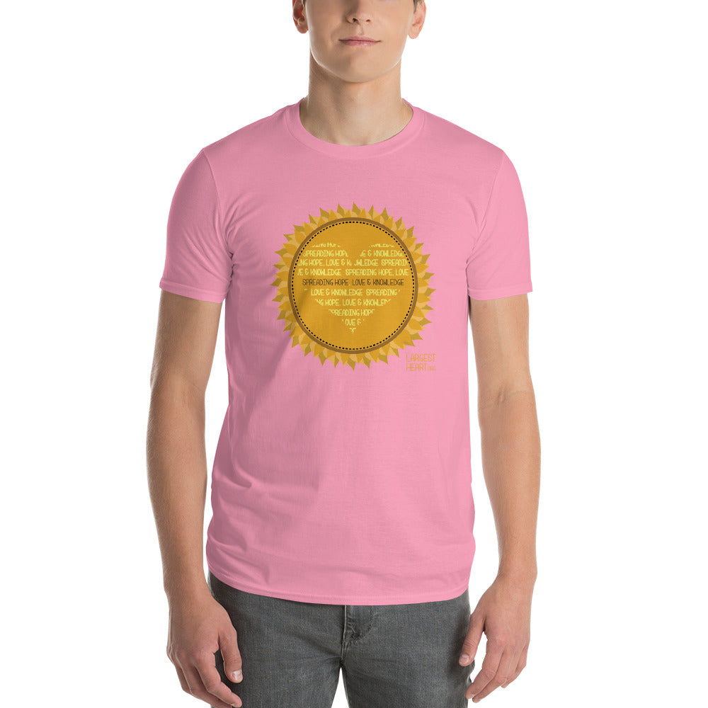 Men's Short Sleeve T-Shirt - Sunflower