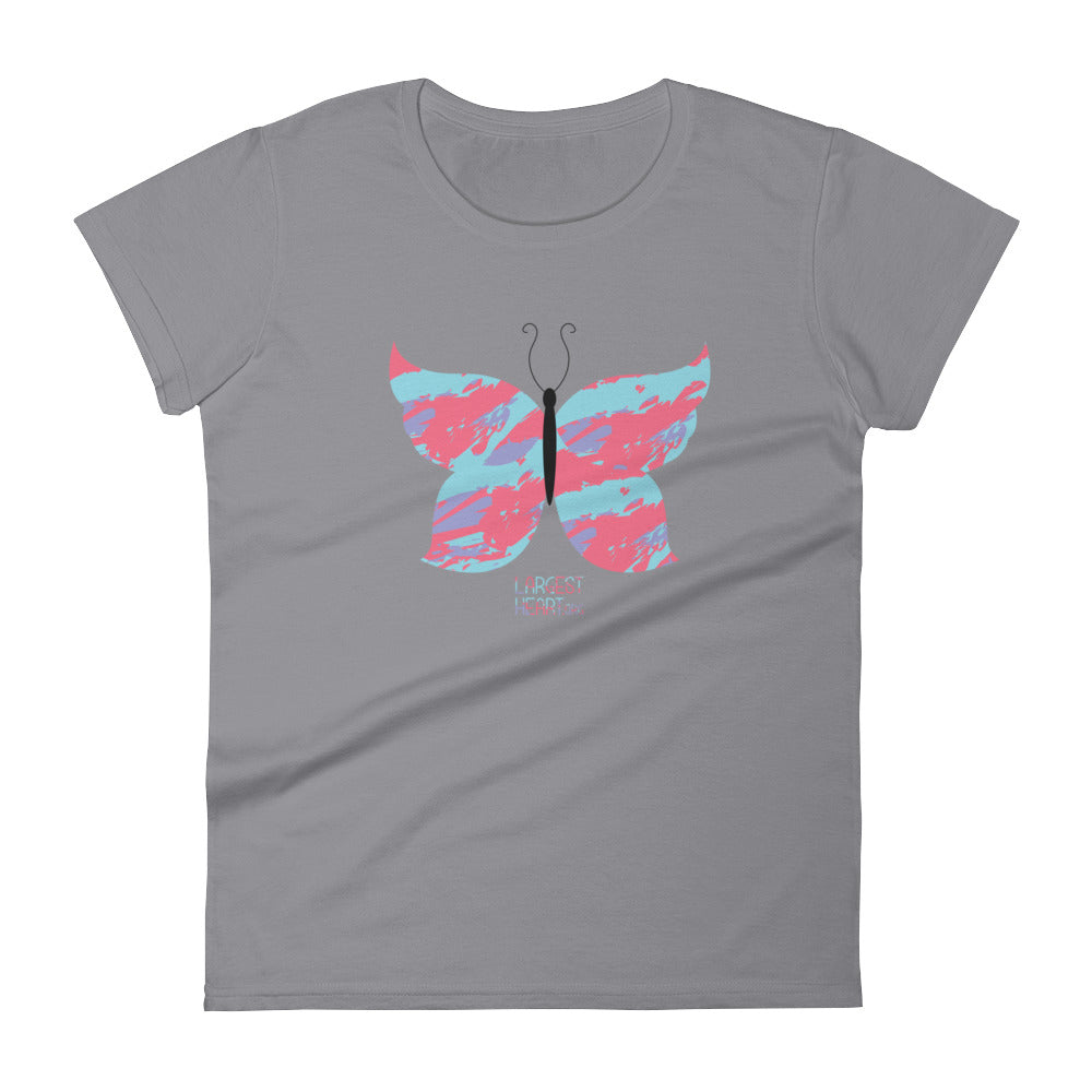 Women's Short Sleeve T-shirt - Butterfly