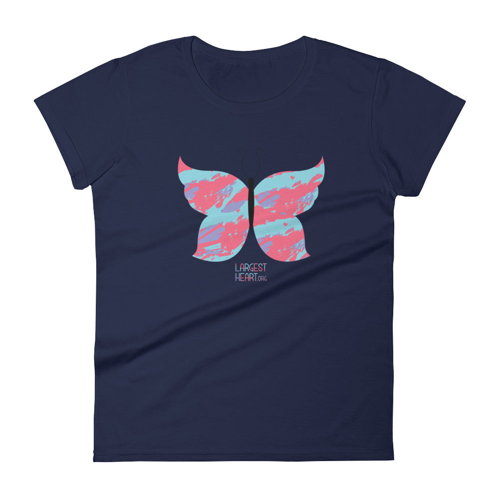 Women's Short Sleeve T-shirt - Butterfly