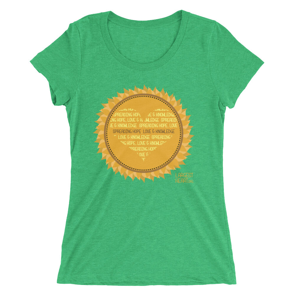 Ladies' short sleeve t-shirt - Sunflower
