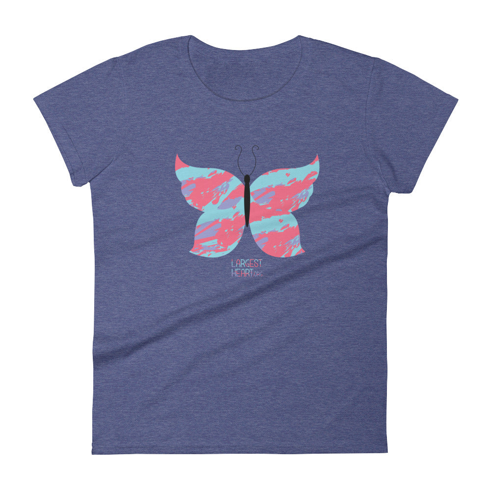 Women's Short Sleeve T-shirt - Butterfly