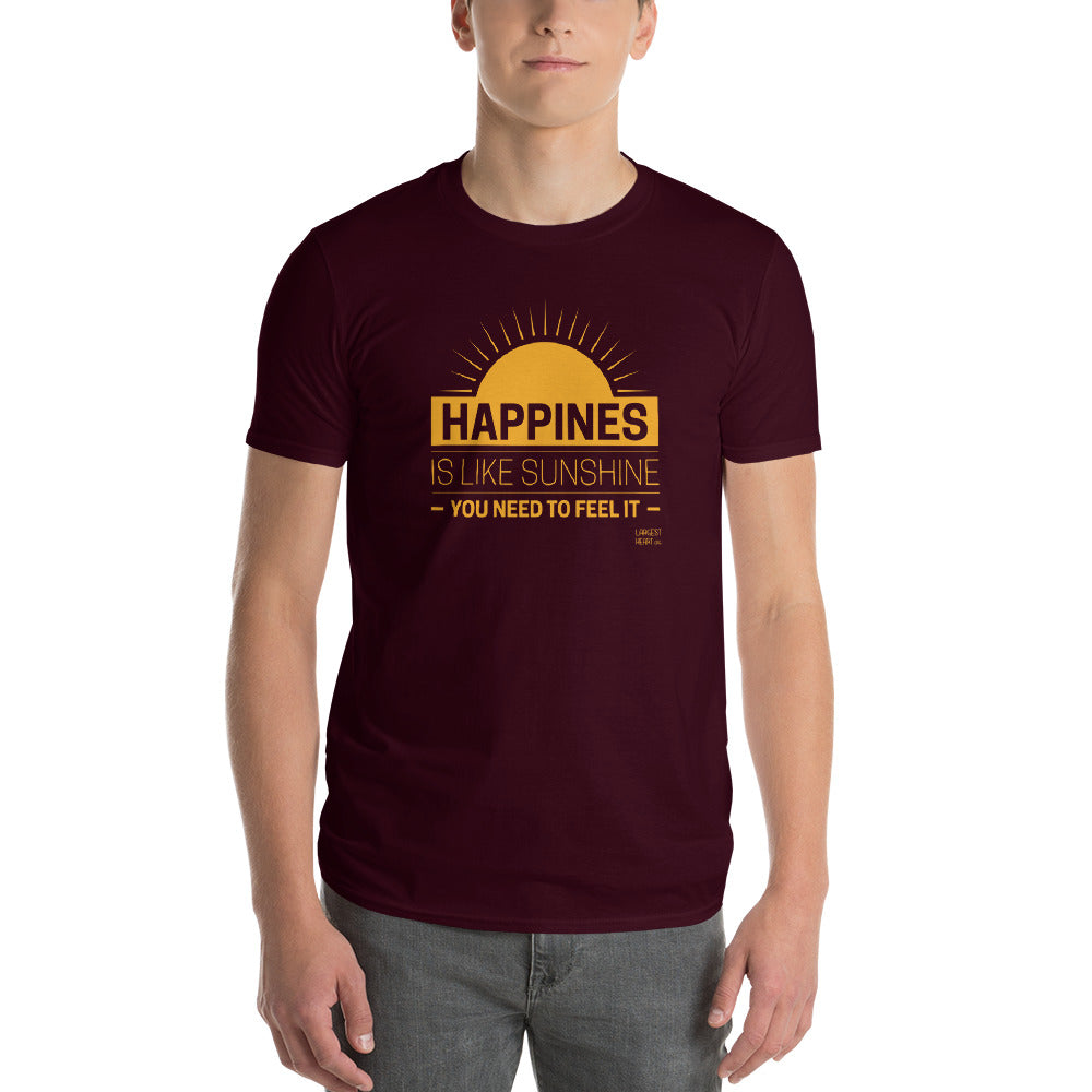 Men's Short Sleeve T-Shirt - Happiness