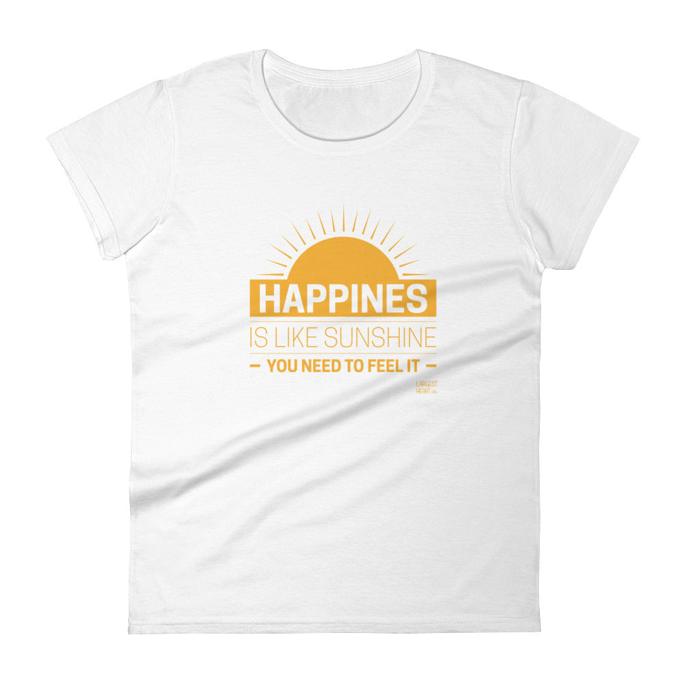 Women's Short Sleeve T-shirt - Happiness