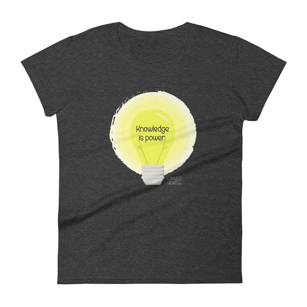 Women's Short Sleeve T-shirt - Knowledge is Power
