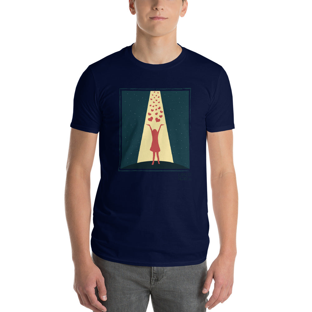 Men's Short Sleeve T-Shirt - Hearts from Heaven