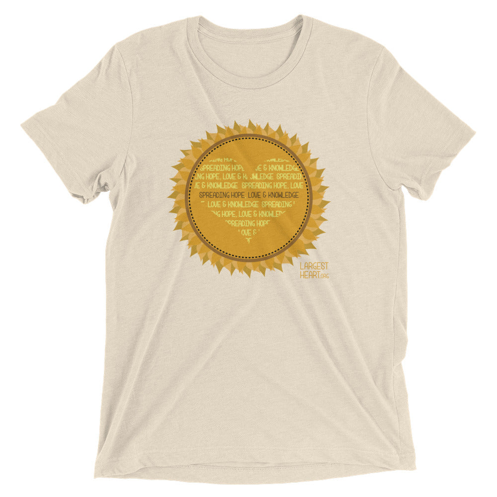Triblend Short Sleeve T-shirt - Sunflower