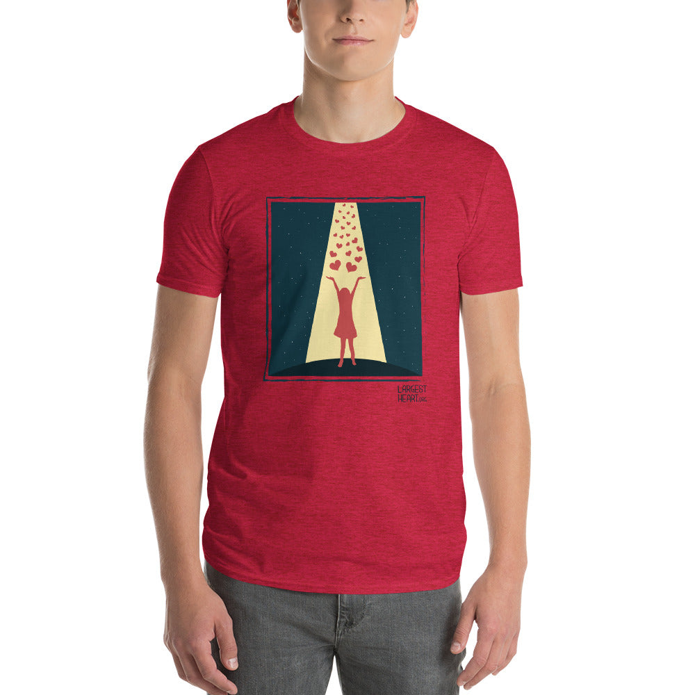 Men's Short Sleeve T-Shirt - Hearts from Heaven