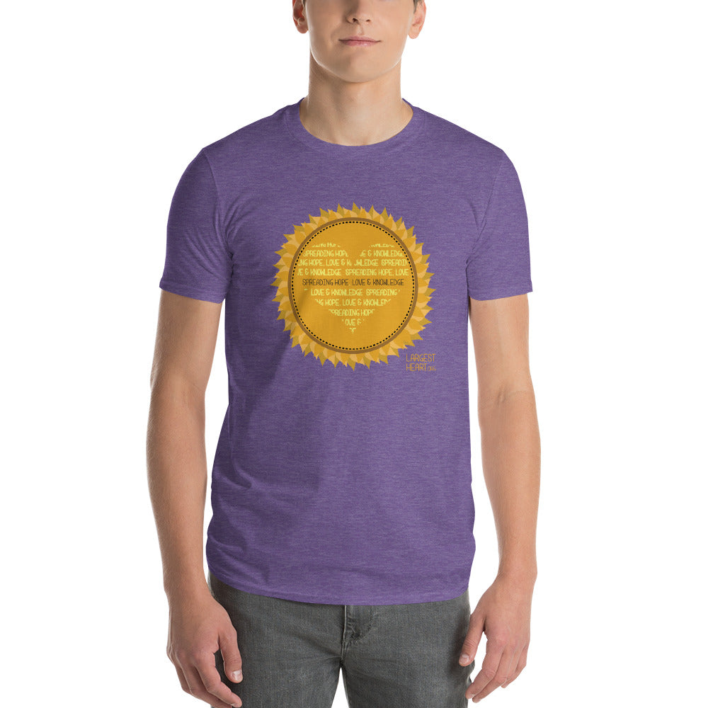 Men's Short Sleeve T-Shirt - Sunflower