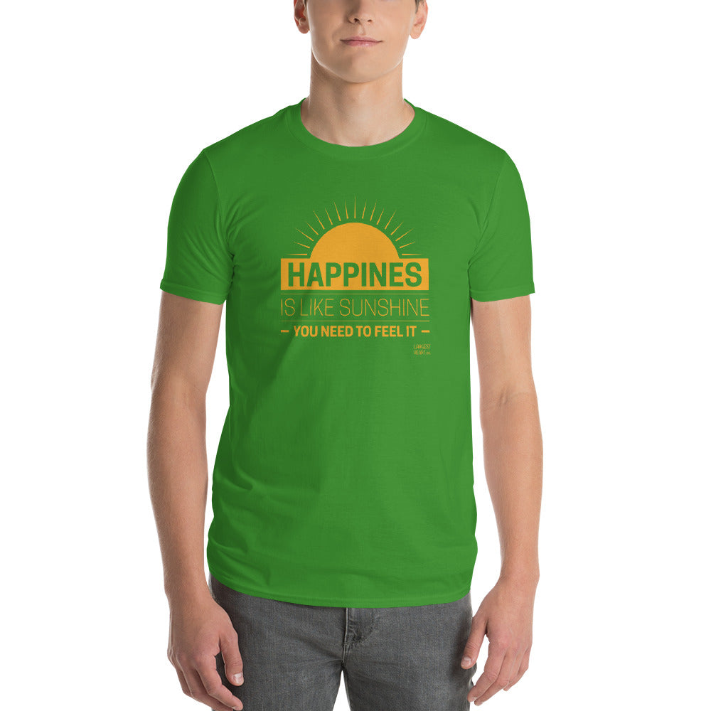 Men's Short Sleeve T-Shirt - Happiness