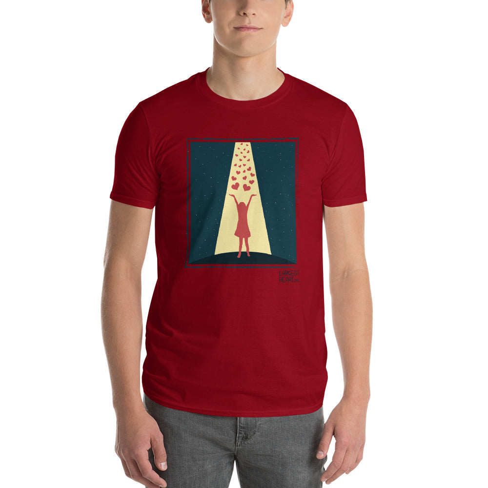 Men's Short Sleeve T-Shirt - Hearts from Heaven
