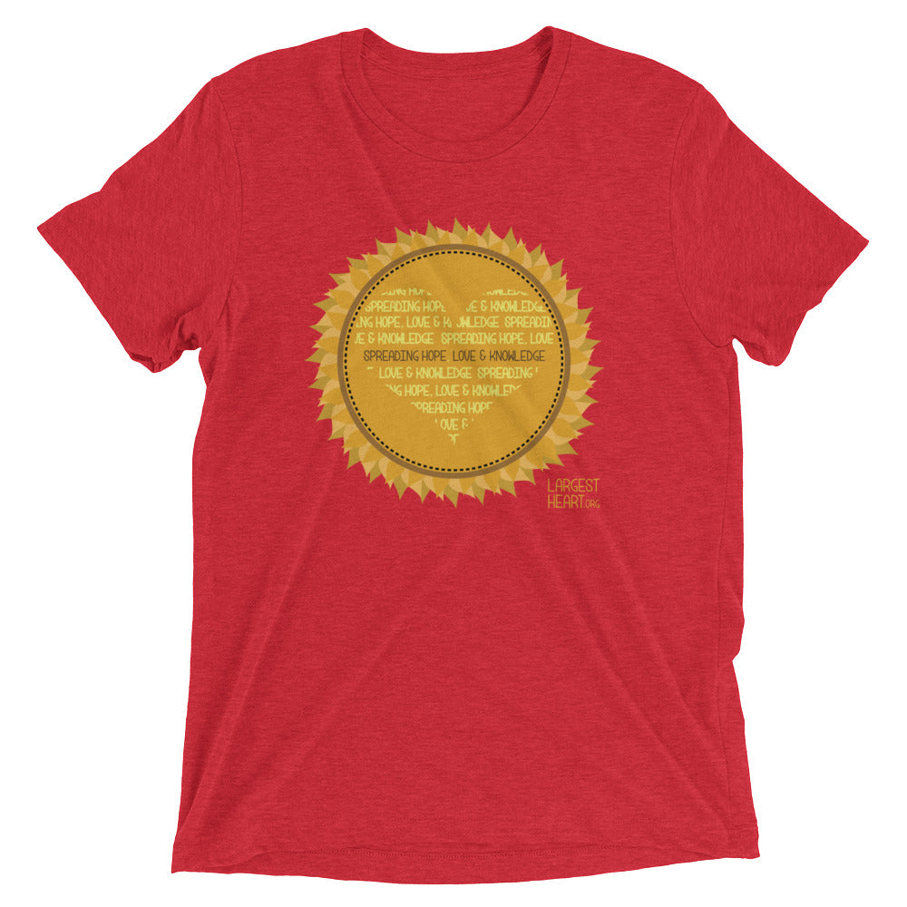 Triblend Short Sleeve T-shirt - Sunflower