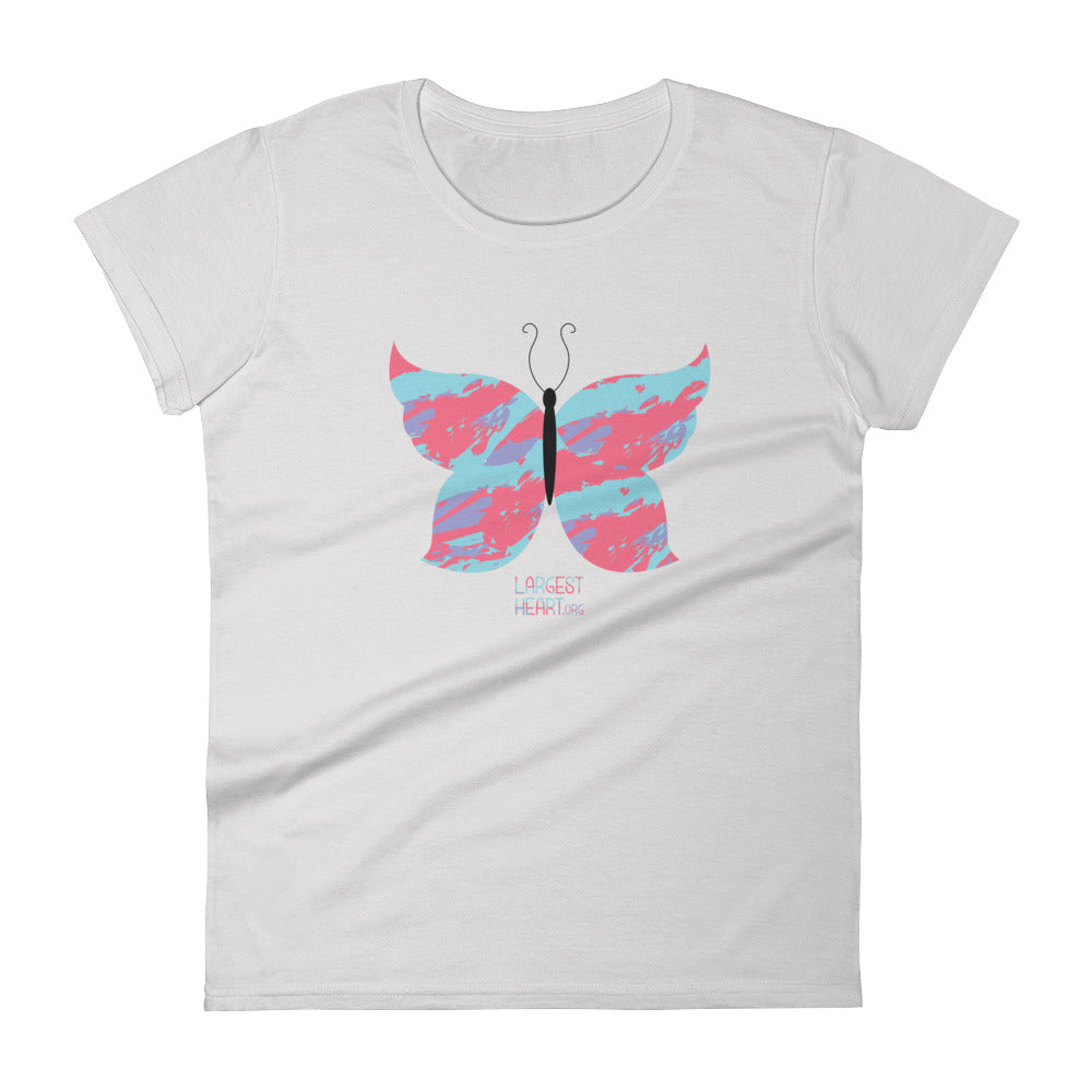 Women's Short Sleeve T-shirt - Butterfly