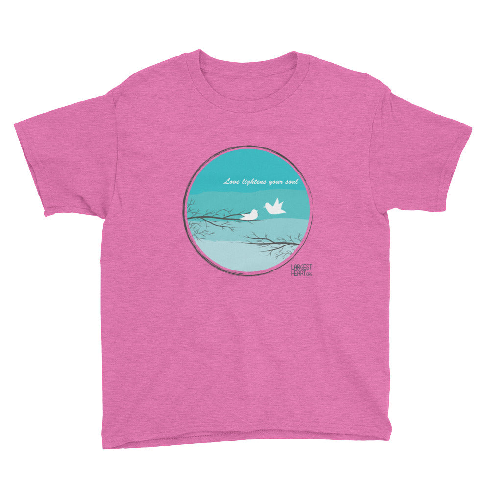 Youth Short Sleeve T-Shirt - Love Lightness the Soul