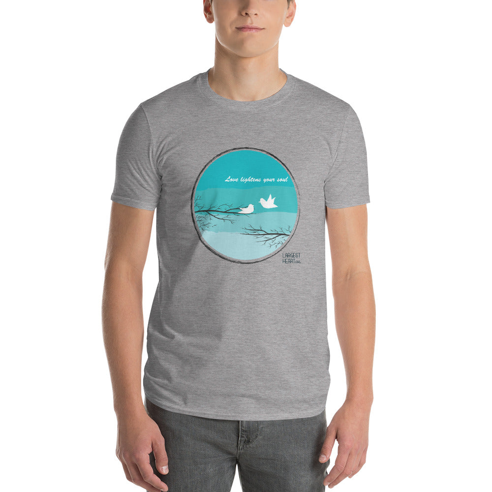 Men's Short Sleeve T-Shirt - Love Lightness the Soul