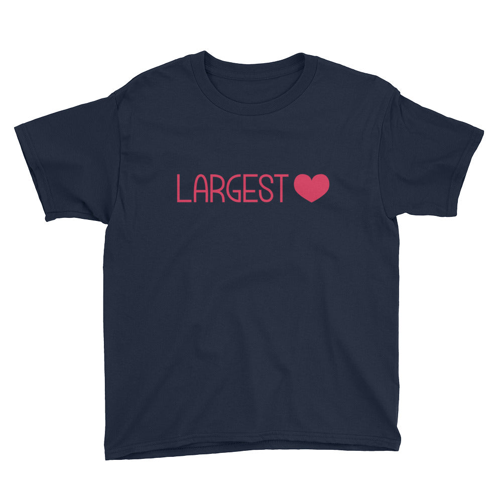 Youth Short Sleeve T-Shirt - Largest Heart