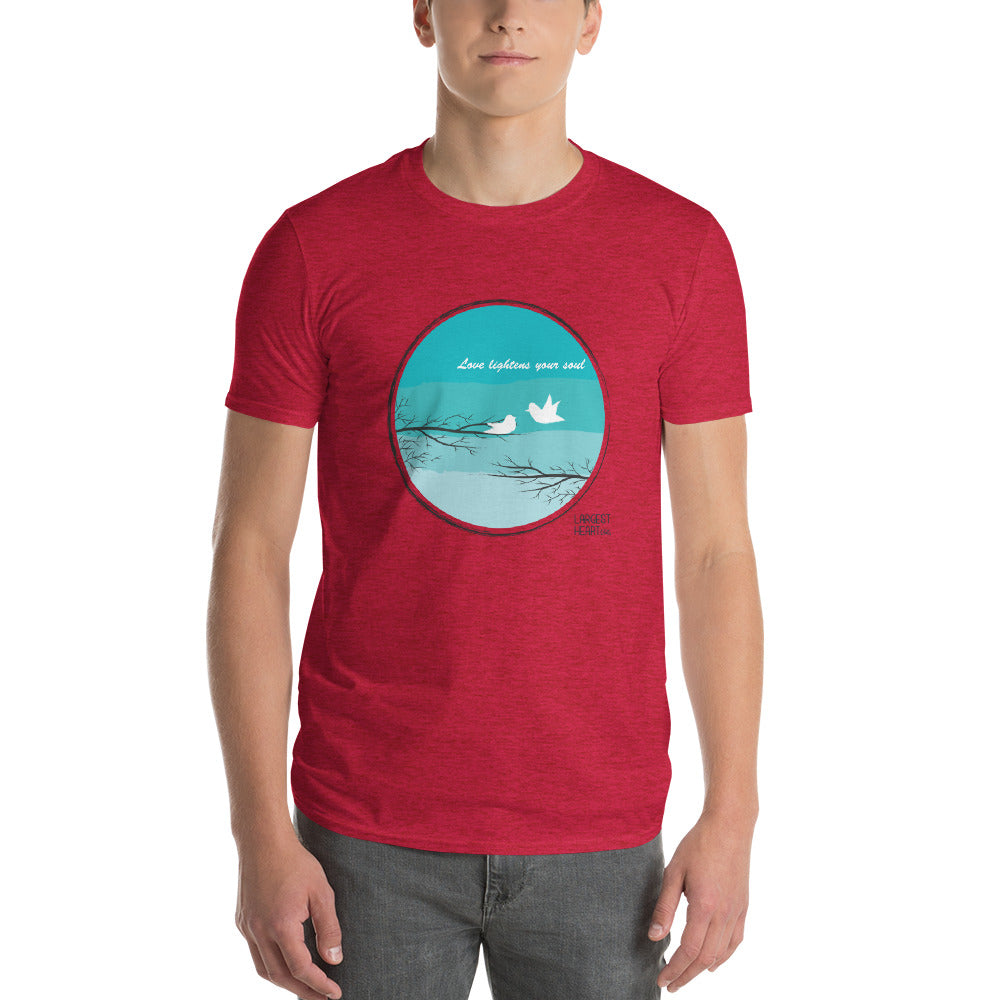 Men's Short Sleeve T-Shirt - Love Lightness the Soul