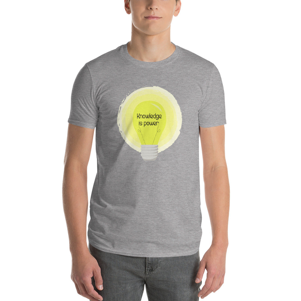 Men's Short Sleeve T-Shirt - Knowledge is Power