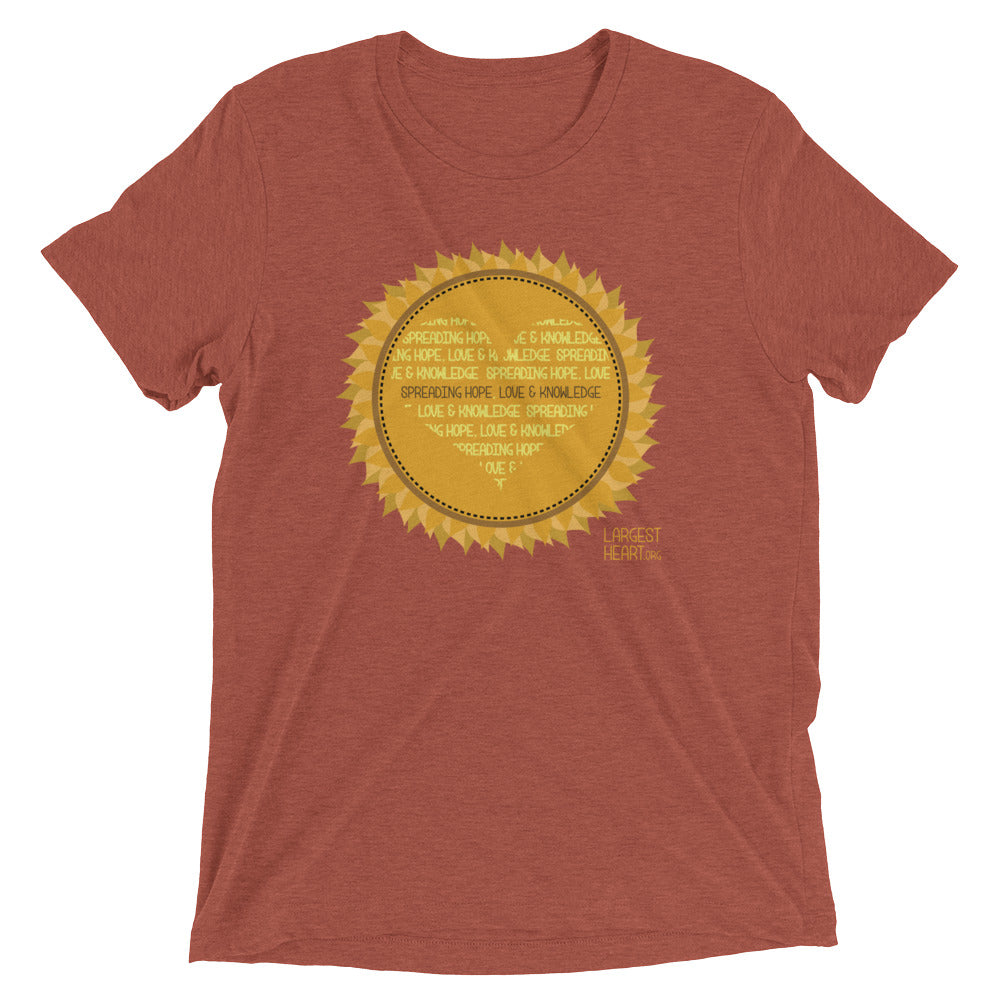 Triblend Short Sleeve T-shirt - Sunflower