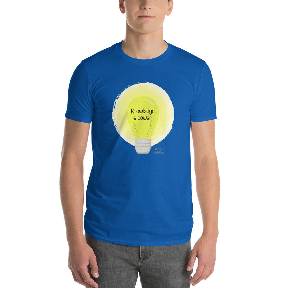 Men's Short Sleeve T-Shirt - Knowledge is Power
