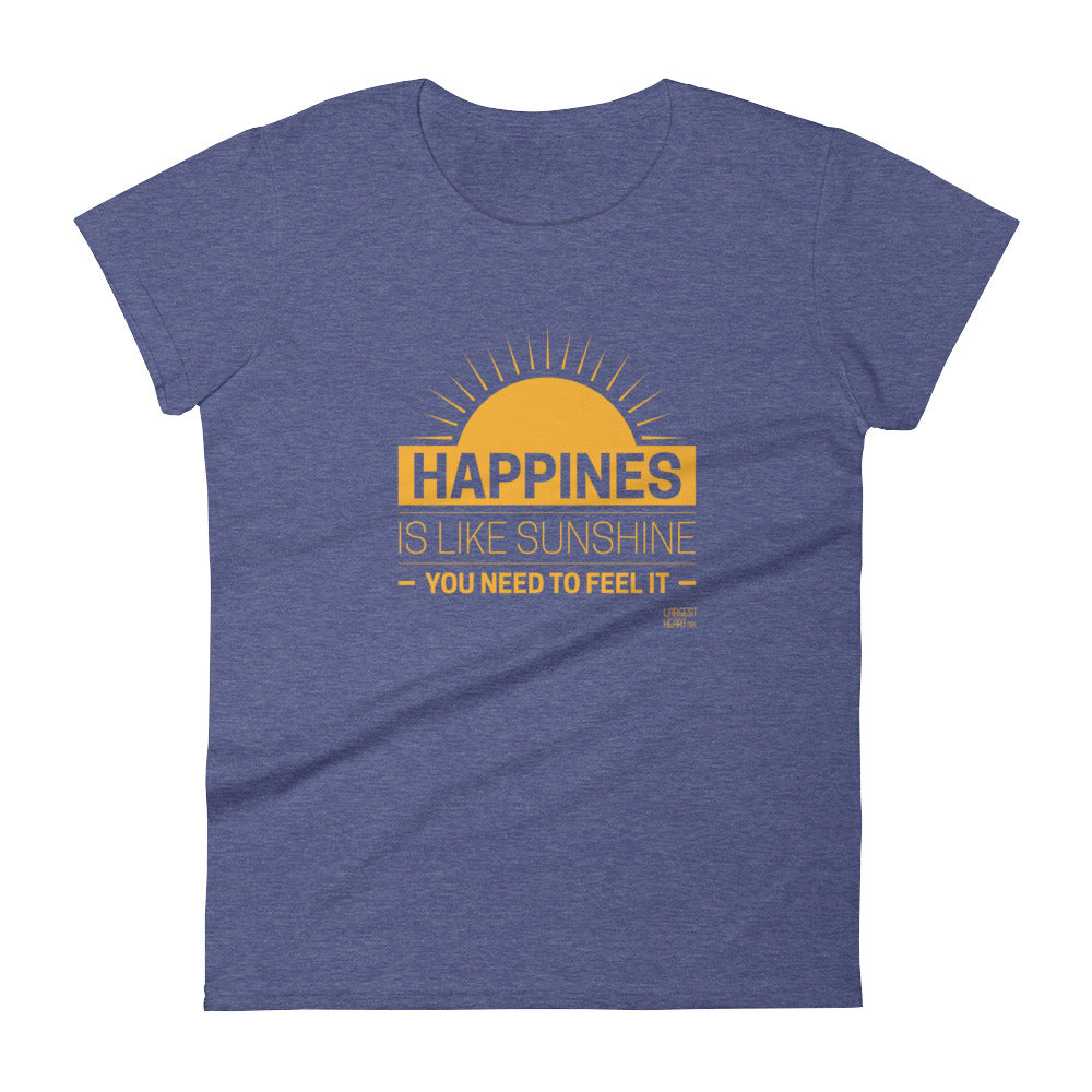 Women's Short Sleeve T-shirt - Happiness