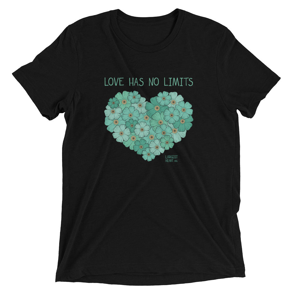 Triblend Short Sleeve T-shirt - Flower
