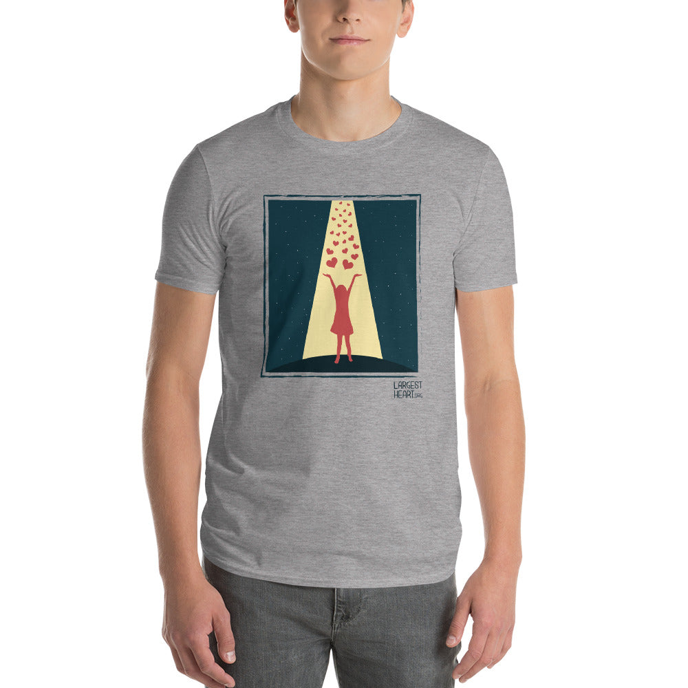 Men's Short Sleeve T-Shirt - Hearts from Heaven