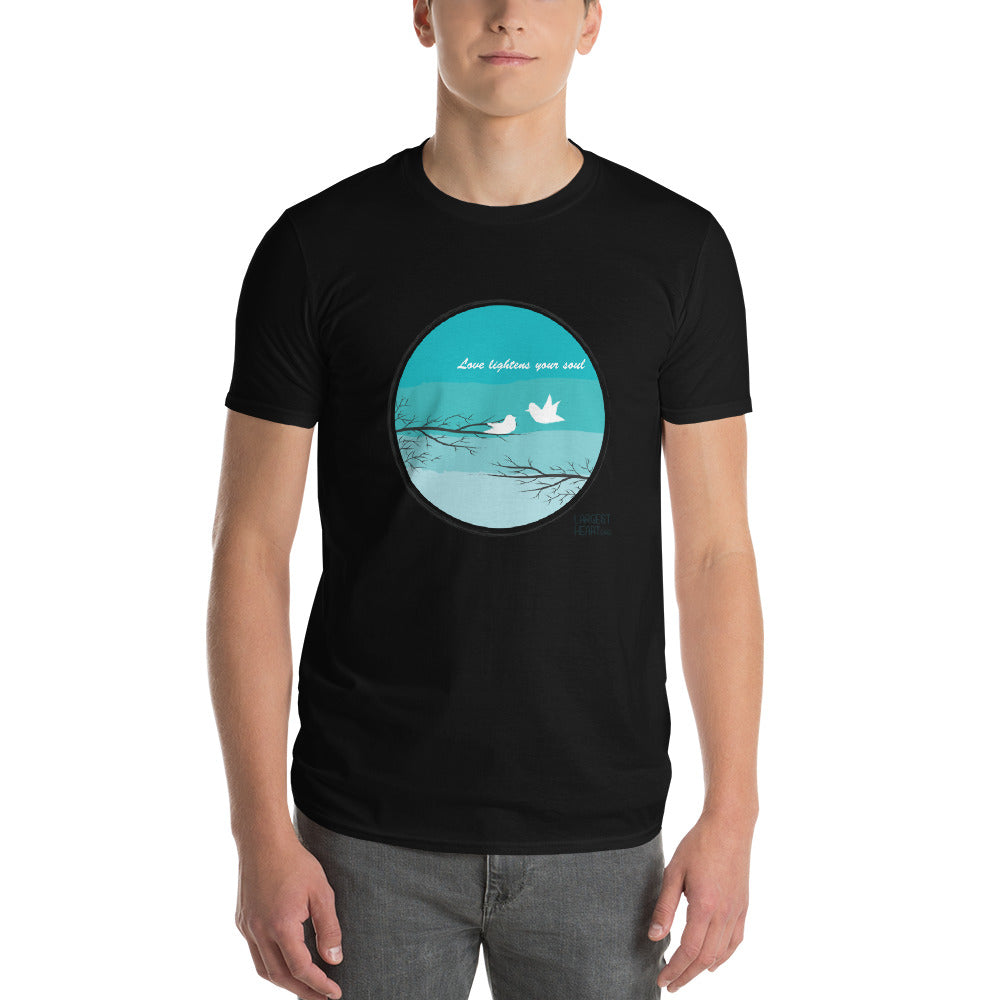 Men's Short Sleeve T-Shirt - Love Lightness the Soul