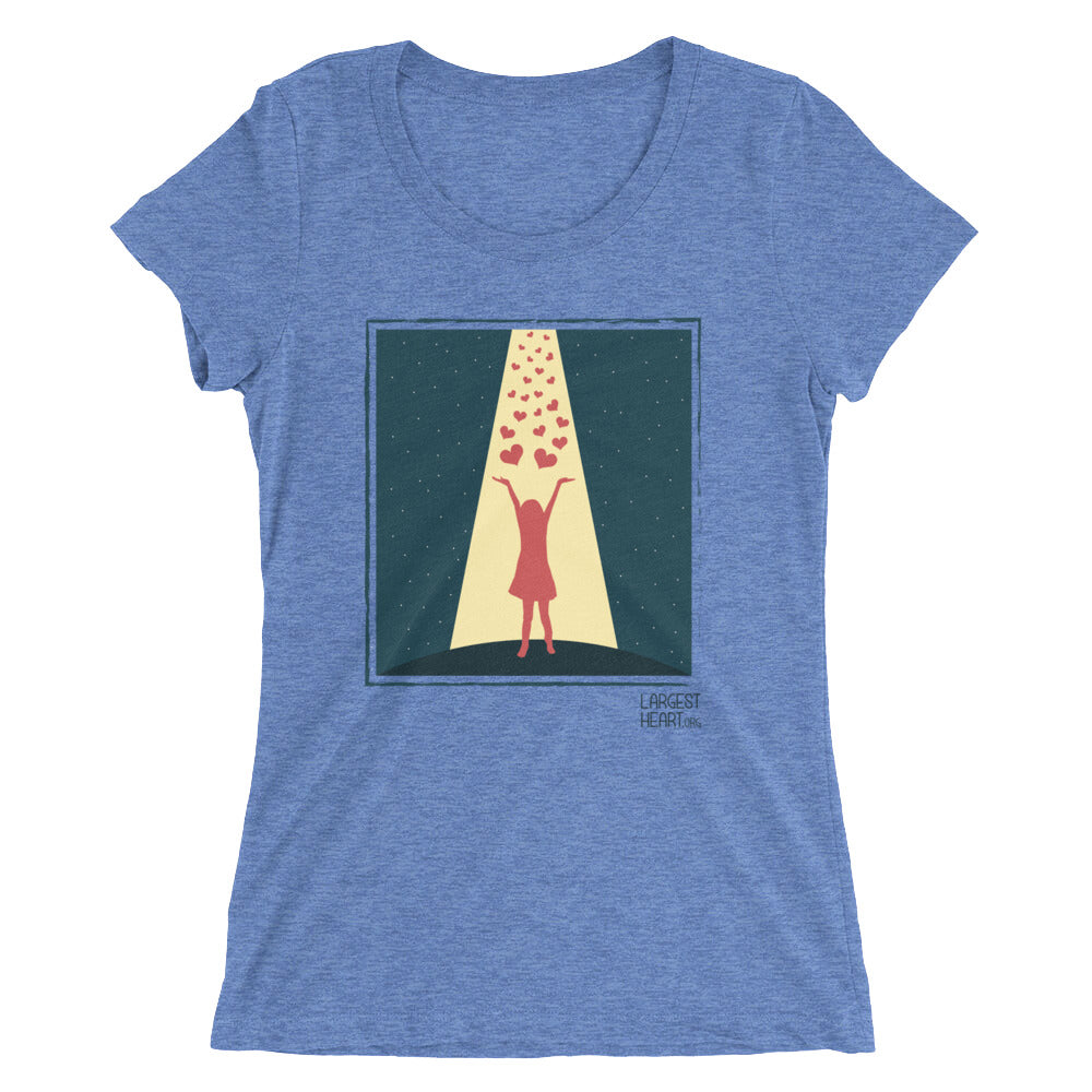 Ladies' short sleeve t-shirt - Hearts from Heaven