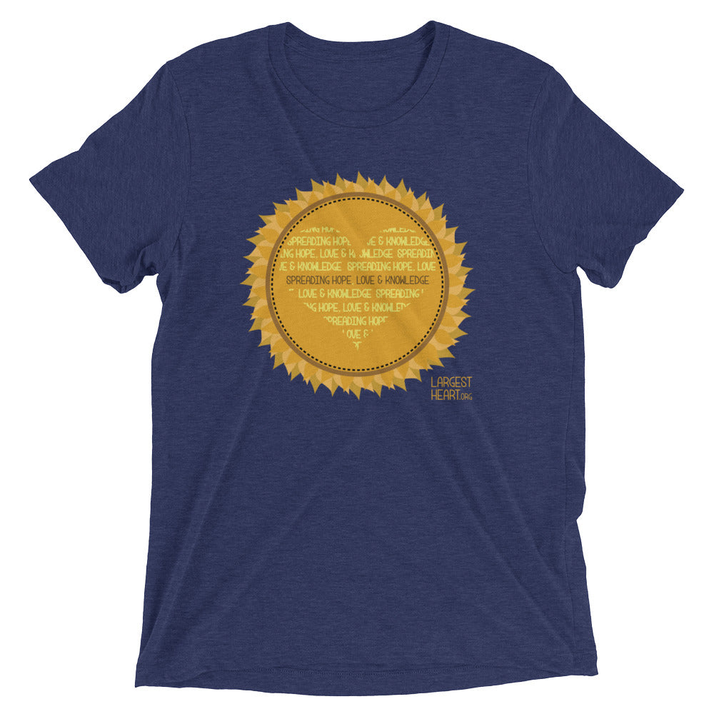 Triblend Short Sleeve T-shirt - Sunflower