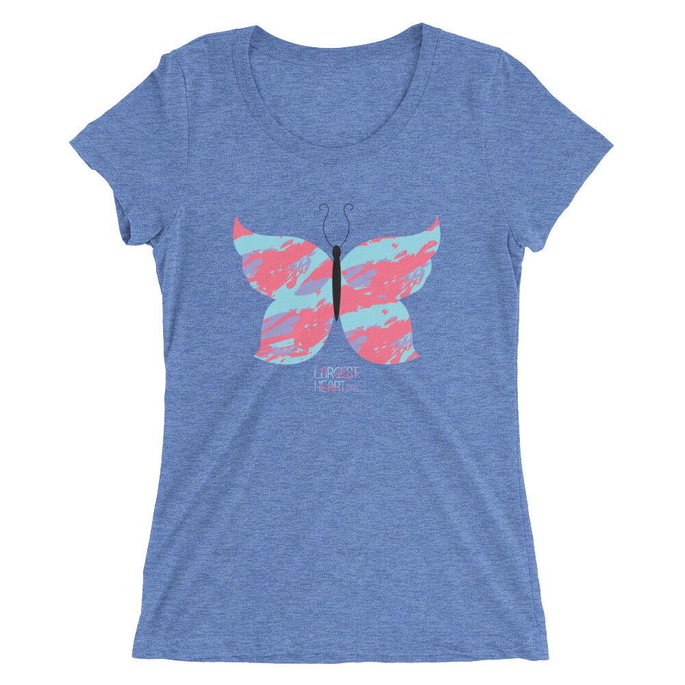 Ladies' short sleeve t-shirt - Butterfly