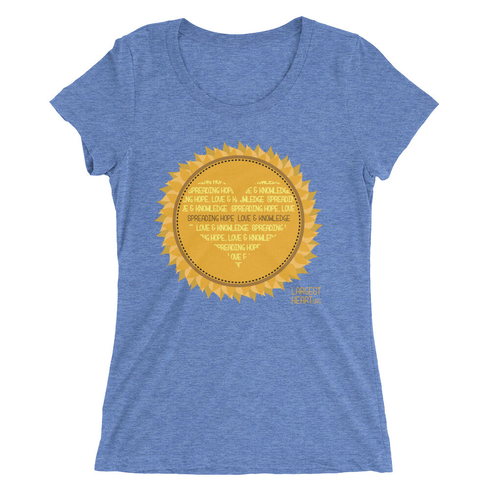 Ladies' short sleeve t-shirt - Sunflower