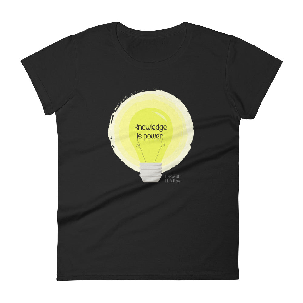 Women's Short Sleeve T-shirt - Knowledge is Power