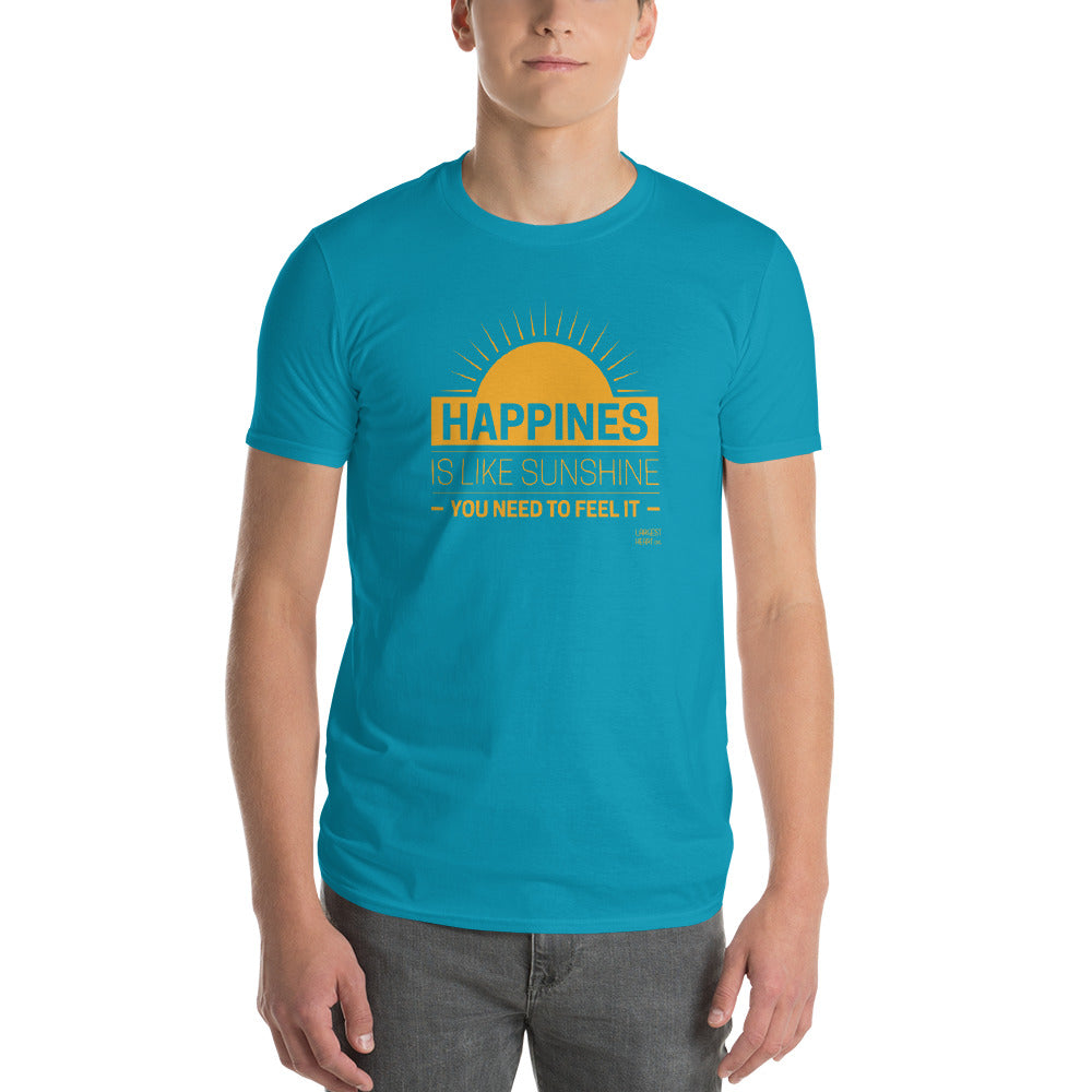 Men's Short Sleeve T-Shirt - Happiness