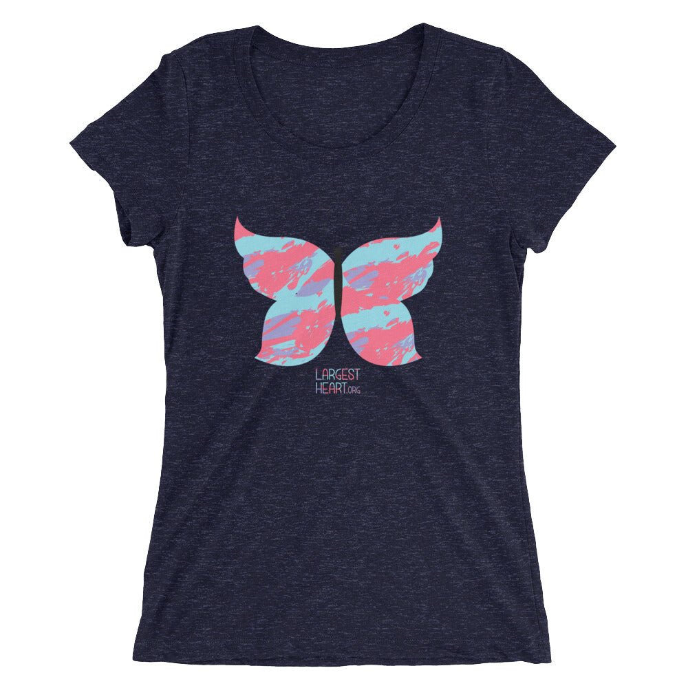 Ladies' short sleeve t-shirt - Butterfly