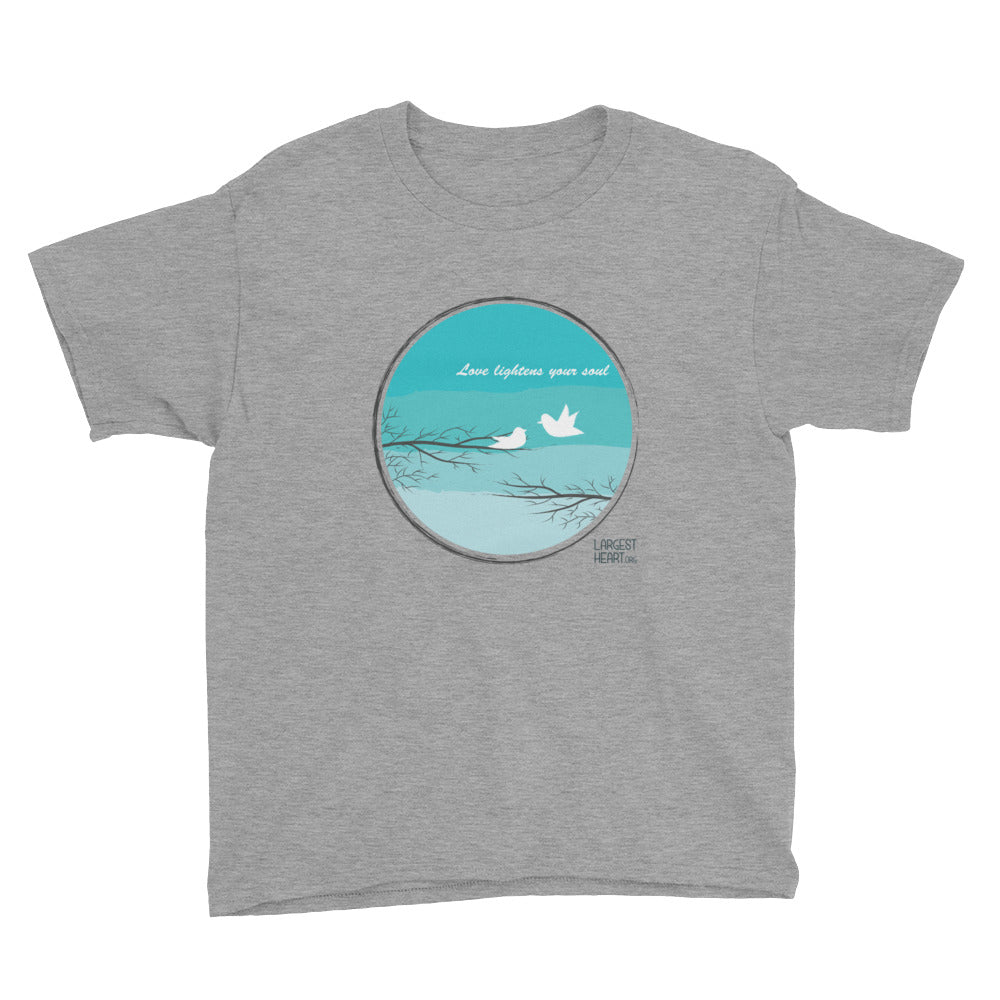 Youth Short Sleeve T-Shirt - Love Lightness the Soul