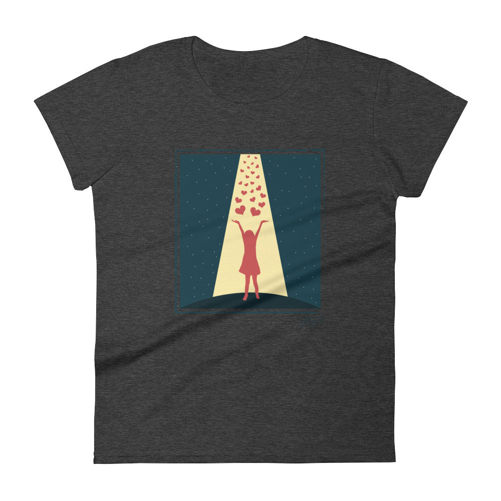 Women's Short Sleeve T-shirt - Hearts from Heaven