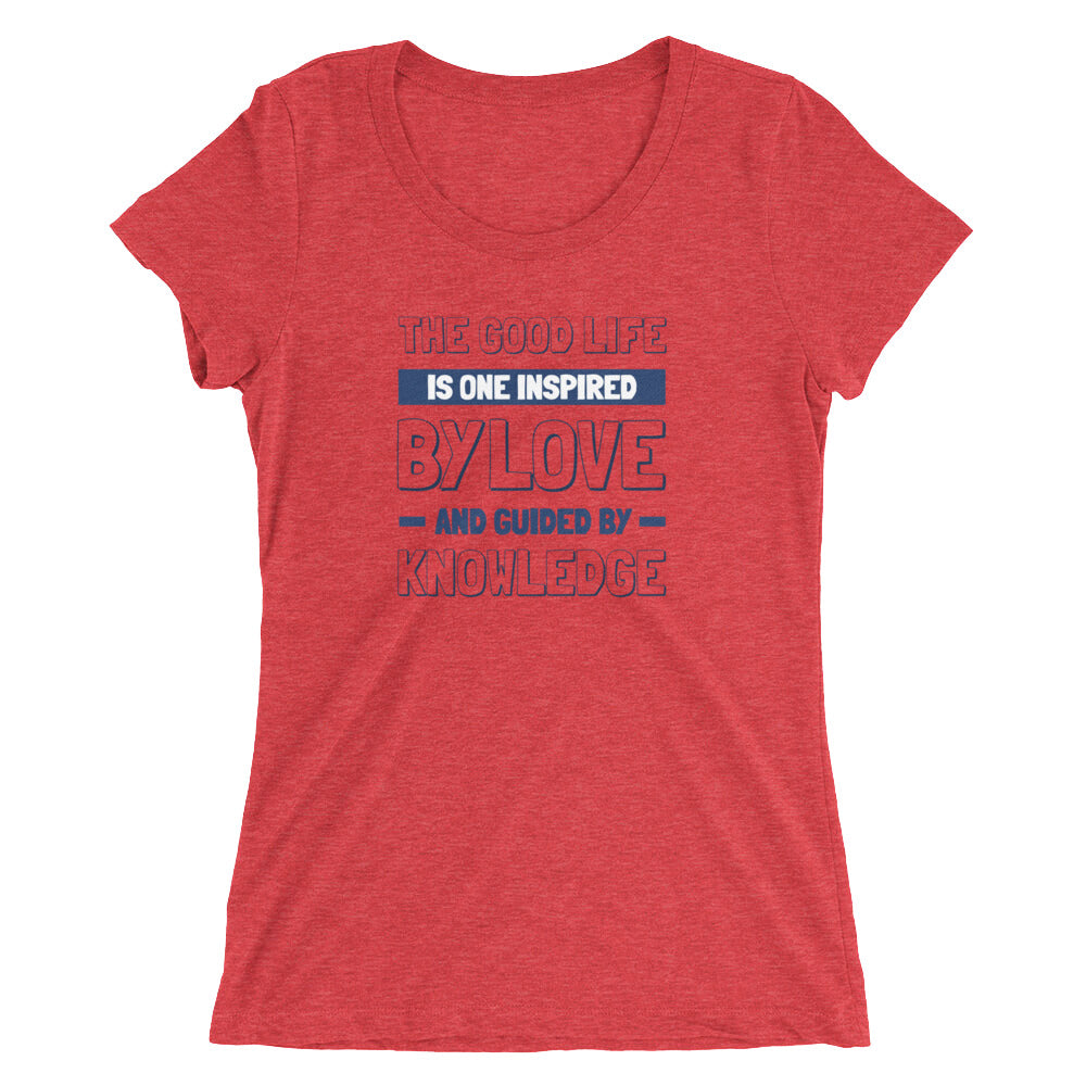 Ladies' Triblend Tee's - Good Life