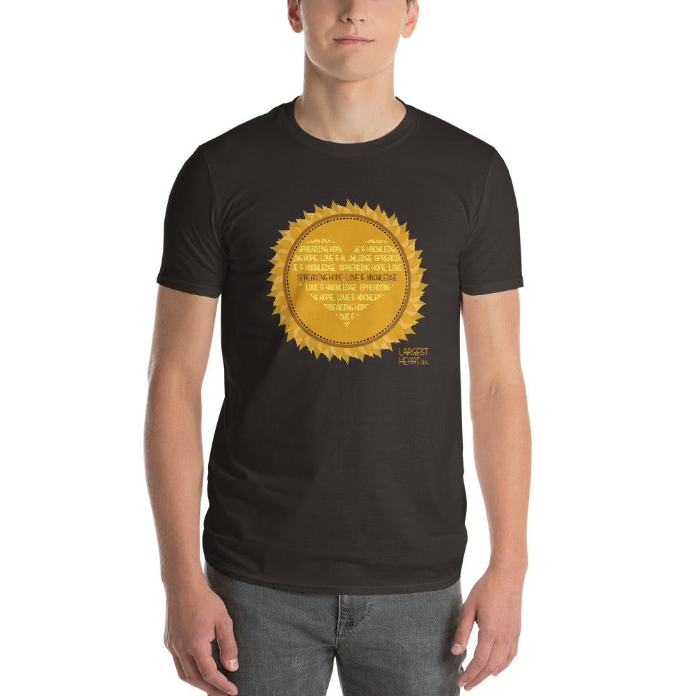 Men's Short Sleeve T-Shirt - Sunflower