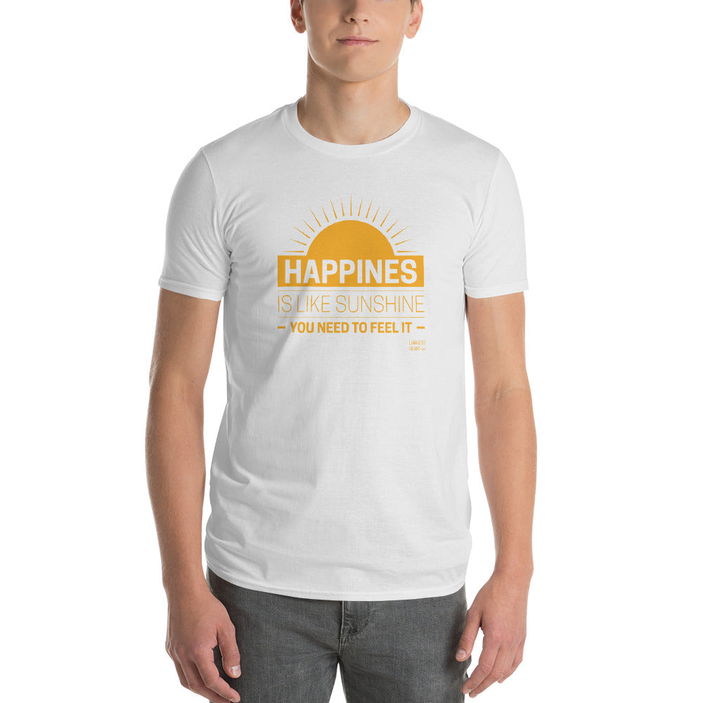 Men's Short Sleeve T-Shirt - Happiness
