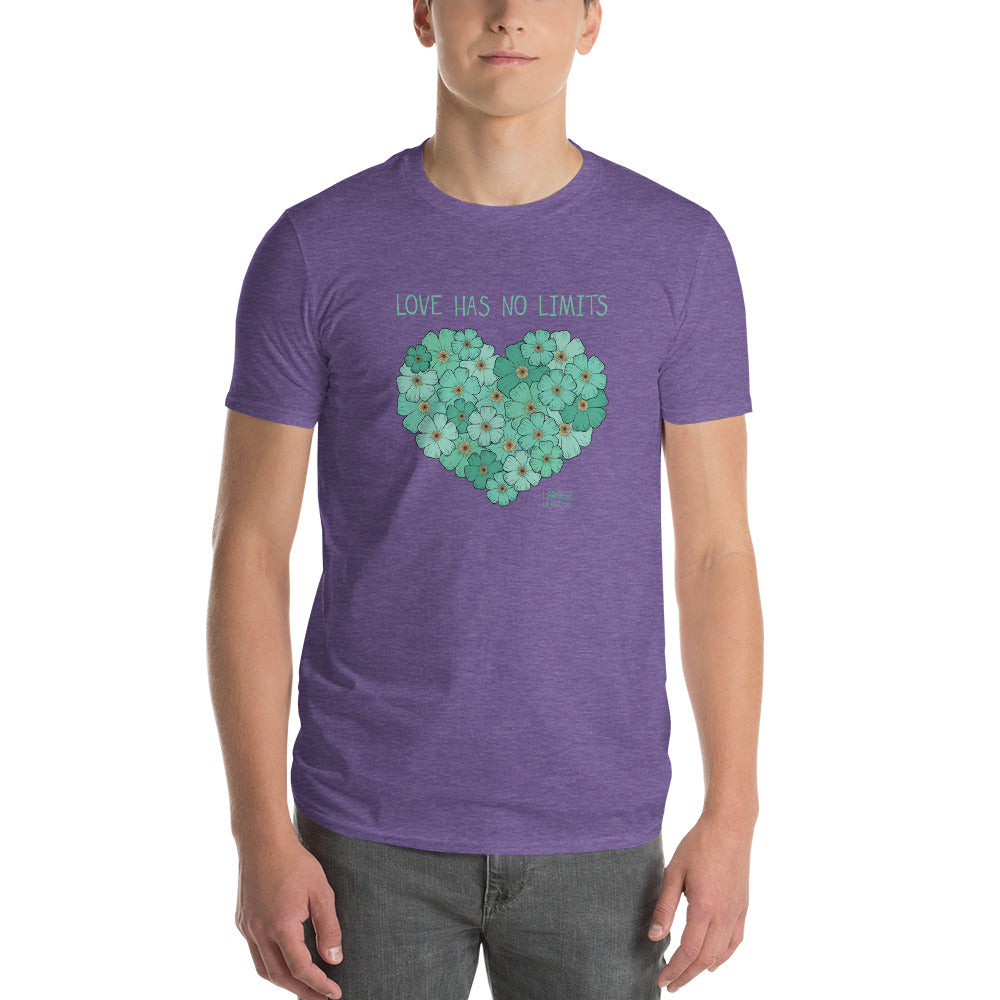 Men's Short Sleeve T-Shirt - Flower