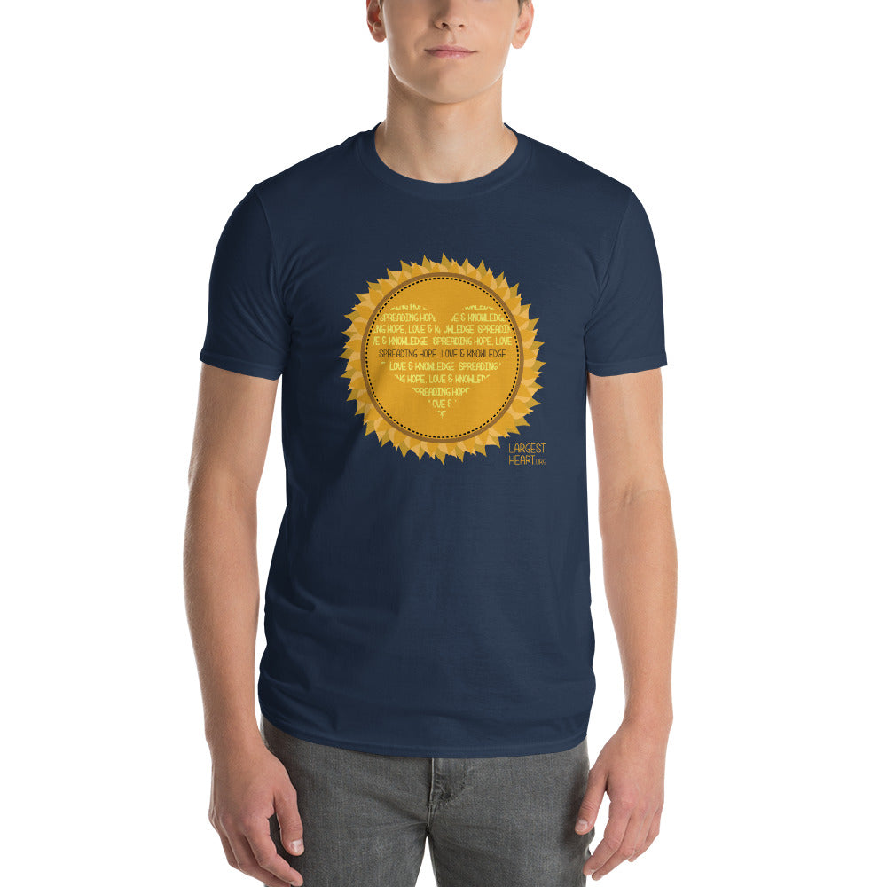 Men's Short Sleeve T-Shirt - Sunflower
